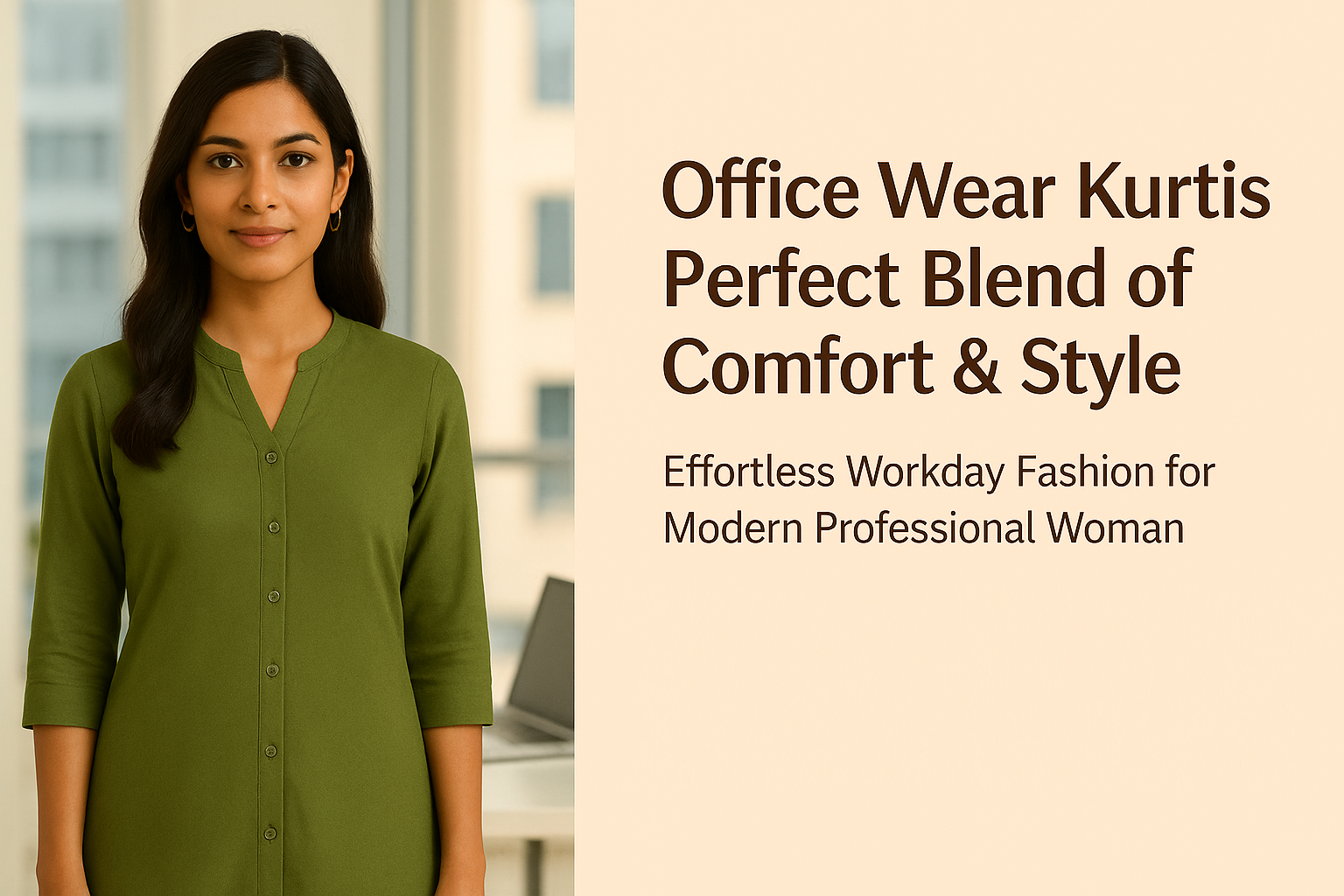 Office Wear Kurtis – Perfect Blend of Comfort & Style for Professional Women