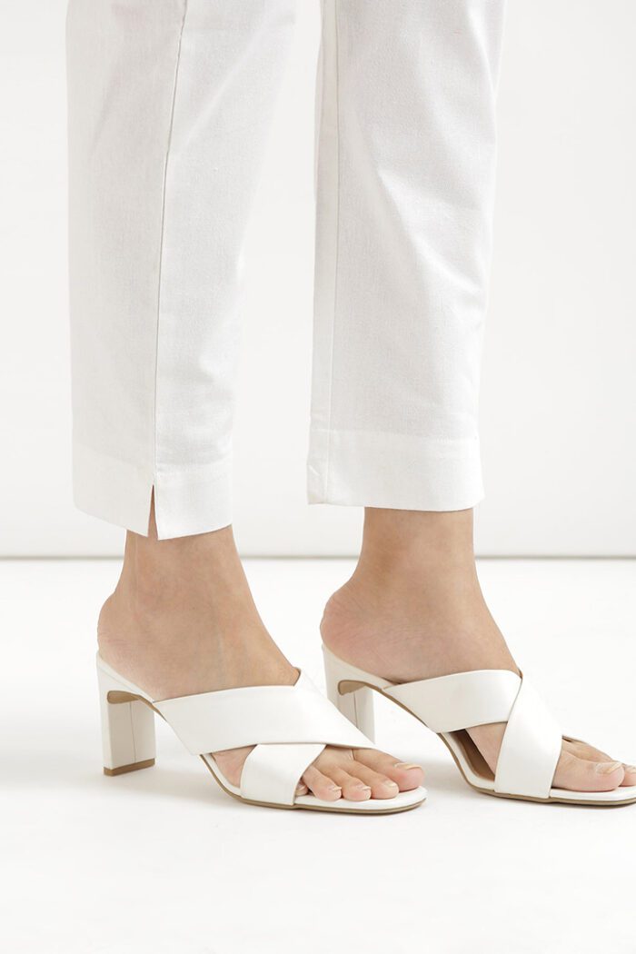 Women Cotton Pant (White) - Image 6