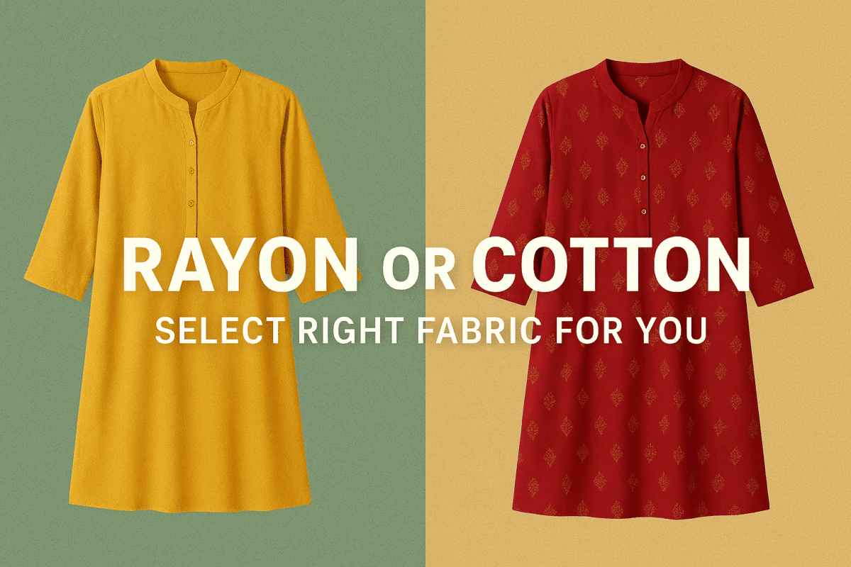 Rayon or Cotton select right fabric for you